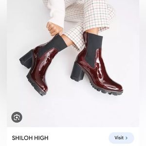 COPY - Rag & Bone Shiloh High Boot in Oxblood Size 38.5 / 7.5